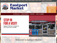 Tablet Screenshot of eastportmarket.com